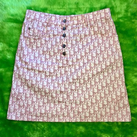 dior pink skirt|vintage dior skirt.